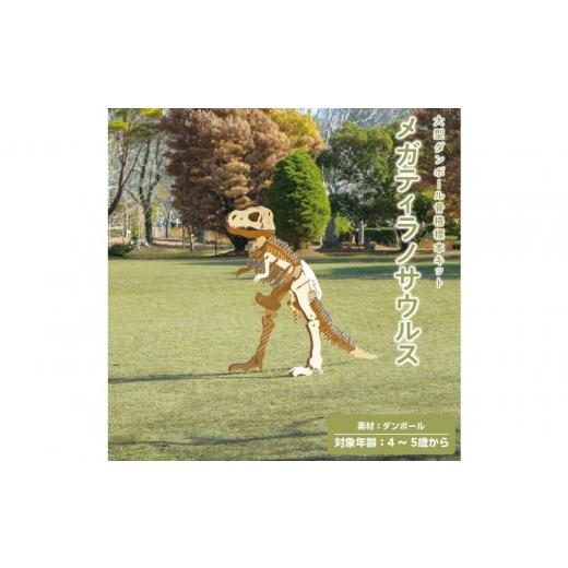 ふるさと納税 雑貨・日用品 玩具 滋賀県 野洲市 Qumu 大型ダンボール骨格標本キット　メガティラノサウルス_1