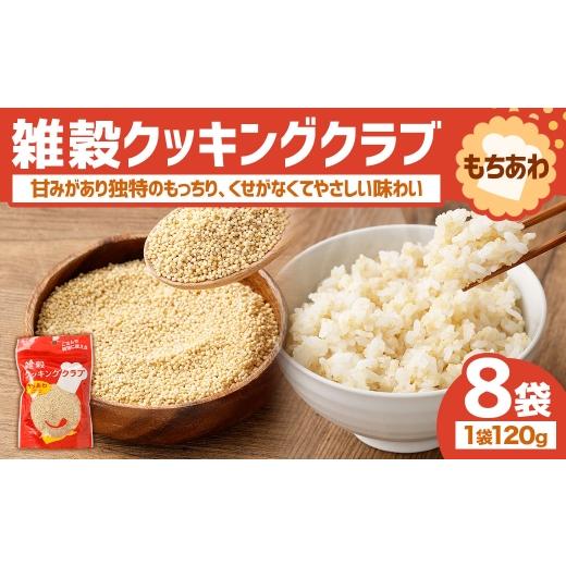 ふるさと納税 雑穀 山梨県 中央市 雑穀クッキングクラブ もちあわ 120g×8袋 雑穀 雑穀米 コメ 米 国産 ご飯 ごはん 雑穀ごはん