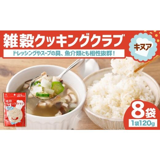 ふるさと納税 雑穀 山梨県 中央市 雑穀クッキングクラブ キヌア 120g×8袋 雑穀 雑穀米 コメ 米 ご飯 ごはん 雑穀ごはん スーパーフード
