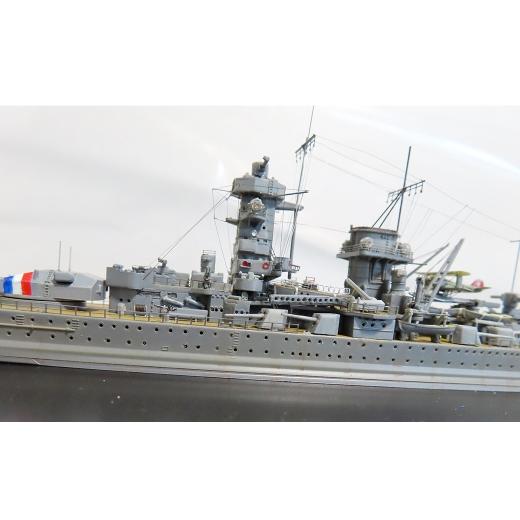 ふるさと納税 雑貨・日用品 玩具 岡山県 奈義町 プロプラモデラーが作る 一点物 ドイツ海軍 装甲艦「グラフ ・ シュペー」1/700 ( 完成品 ) ピットロードベ…