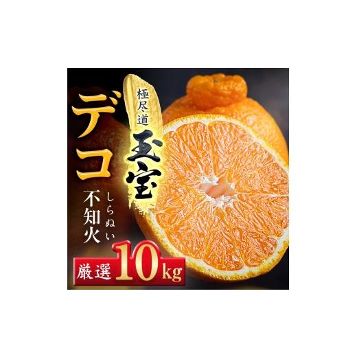 ふるさと納税 みかん・柑橘類 愛媛県 八幡浜市 愛媛名産 玉宝デコ(不知火) 10kg H64-51 _みかん 不知火 しらぬい 蜜柑 ミカン 愛媛 柑橘 かんきつ 愛媛みか…