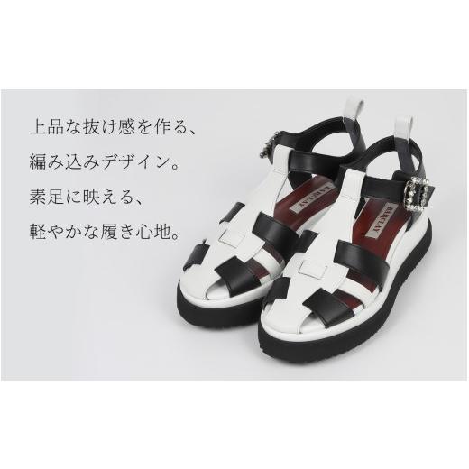 ふるさと納税 靴・スリッパ・下駄 兵庫県 - 先行予約 期間限定 Pure Mode グルカサンダル (アレンジリボン付）Sサイズ 7月上旬より順次発送予定／サンダル 兵…_4