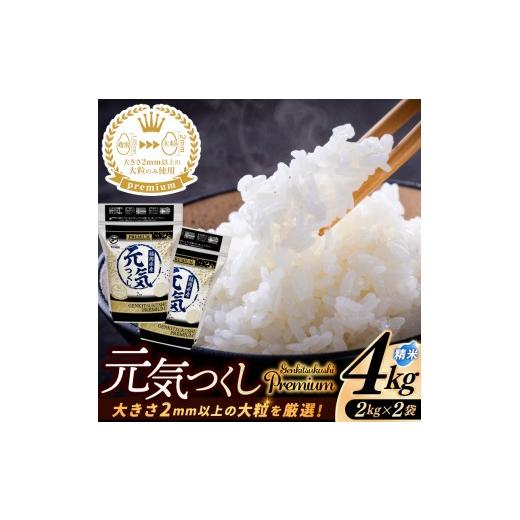 ふるさと納税 米 福岡県 添田町 ふるさと納税 福岡県産 元気つくし プレミアム 精米 2kg×2P(計4kg) 配送日時指定不可 2週間〜2ヶ月に発送 a0835 配送不可…