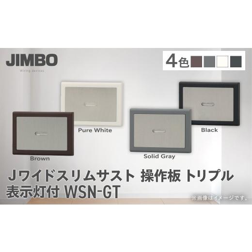 ふるさと納税 照明関連 千葉県 大多喜町 Jワイドスリムサスト操作板トリプル表示灯付 WSN-GT(4色)