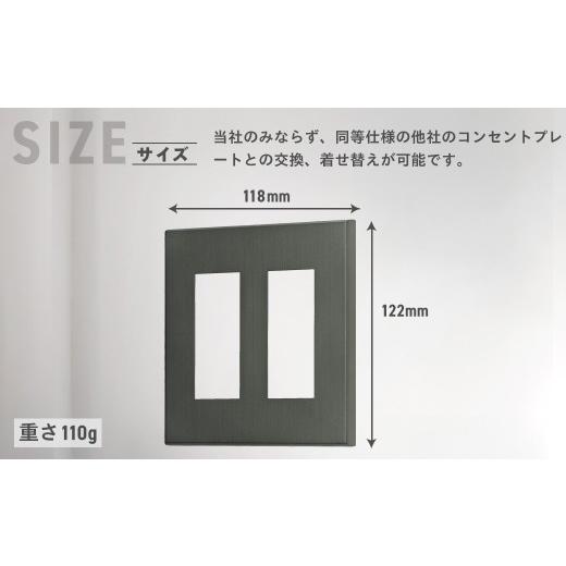 ふるさと納税 照明関連 千葉県 大多喜町 Jワイドスリムサストブラックコンセントプレート２連６口 ＷＳＢＤ−３３ W020502