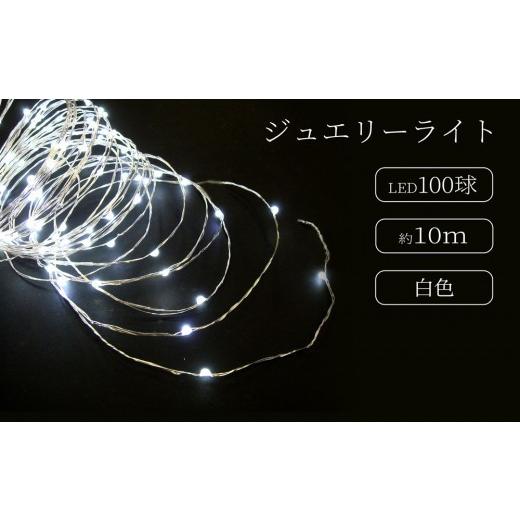 ふるさと納税 照明関連 東京都 台東区 ジュエリーライト100球 アダプター付 (JE100) (カラー:白色) | LED イルミネーション 電飾 室内 ジュエリーライト ア…