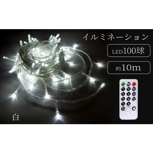 ふるさと納税 照明関連 東京都 台東区 シャインライト100球 アダプター付 シルバーコード ADC100 (カラー:白色) 白色