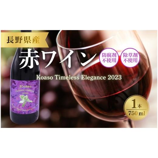 ふるさと納税 ワイン 赤ワイン 長野県 上田市 Koaso Timeless Elegance 2023 ワイン 日本ワイン 赤ワイン 赤 上田市  