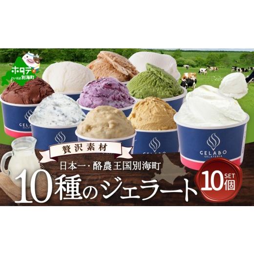 ふるさと納税 アイス・ヨーグルト ジェラート 北海道 別海町 贅沢素材・10種のジェラート EK0000014 ( ふるさとチョイス ふるさと納税 仕組み キャンペーン …