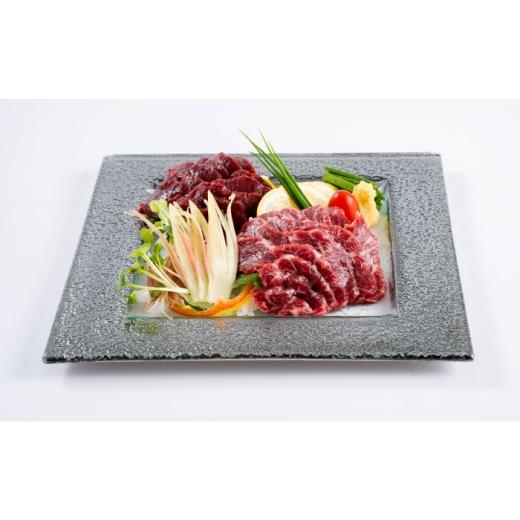 ふるさと納税 馬肉 熊本県 合志市  全6回定期便 熊本 馬刺し 2種（赤身／霜降り） 計約480g 各種3P 株式会社 千興ファーム AYAF199の画像