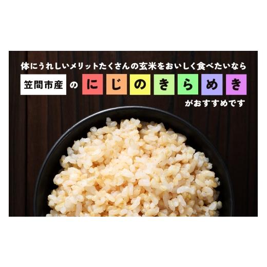 ふるさと納税 玄米 茨城県 笠間市  4月下旬発送(4／21締切) 玄米 10kg 3ヵ月 定期便 (合計30kg) にじのきらめき お米 お弁当 おにぎり 国産 茨城県 笠間市 い…の画像
