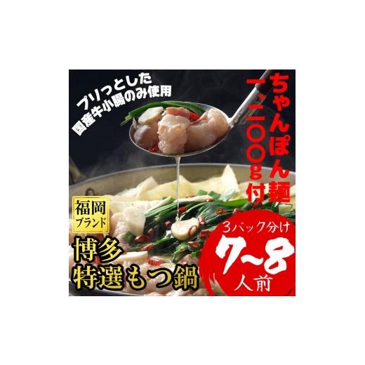 ふるさと納税 牛肉 もつ鍋 福岡県 添田町 ちゃんぽん麺1200g付博多特選もつ鍋7〜8人前(国産牛小腸のみ使用)(3パック小分)醤油味 a0801 炭焼豚丼と塩ホルモンの…