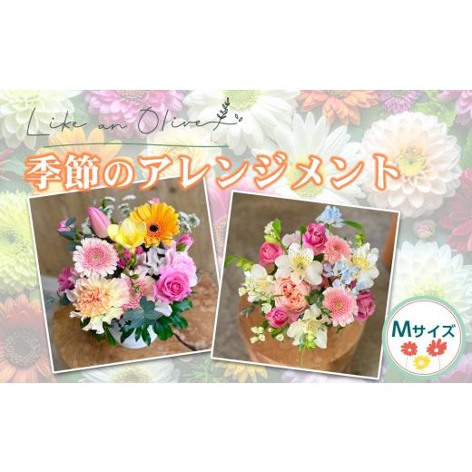 ふるさと納税 花・苗木 花束 新潟県 糸魚川市 ふるさと納税 季節のアレンジメント M フラワーアレンジメント アレンジメント 季節の花 生花 花 植物 ブーケ …