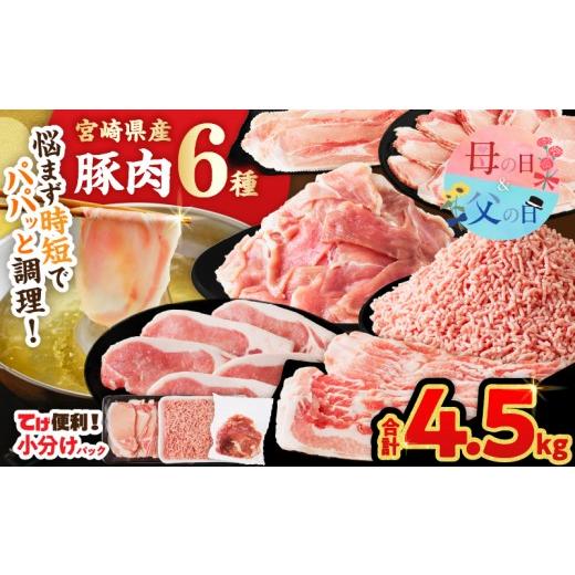 ふるさと納税 豚肉 ロース 宮崎県 都農町 父の日までにお届け 数量限定 宮崎県産 豚肉6種＼てげスゲーセット/合計4.5kg 肉 豚 豚肉 おかず 国産_T009-0325-F…