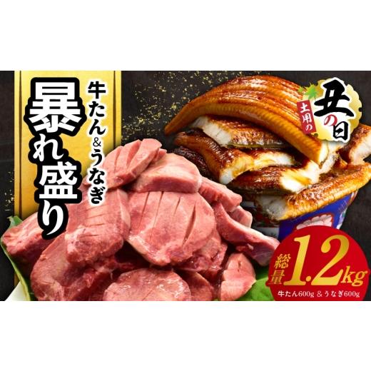 ふるさと納税 うなぎ 大阪府 泉佐野市 土用の丑の日までにお届け 暴れ盛りセット 牛たん &amp; うなぎ 総量 1.2kg 600g×2 牛肉 厚切り牛タン 鰻 蒲焼き 訳あ…