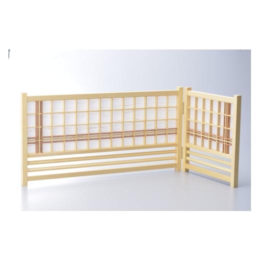 ふるさと納税 雑貨・日用品 石川県 七尾市 ミニ屏風(2枚折り) A正方形障子柄タイプ