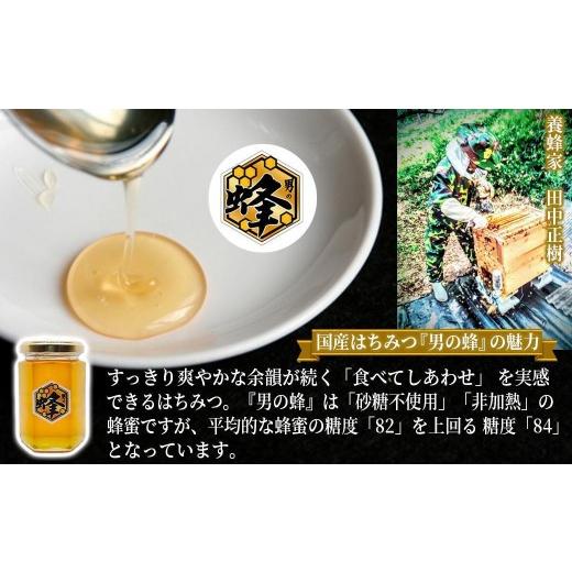 ふるさと納税 加工品等 はちみつ 兵庫県 佐用町 国産純粋はちみつ 男の蜂 (540g 90g×6個) 非加熱 百花はちみつ スッキリとした味わい 自然な甘さ 砂糖不使用 …の画像