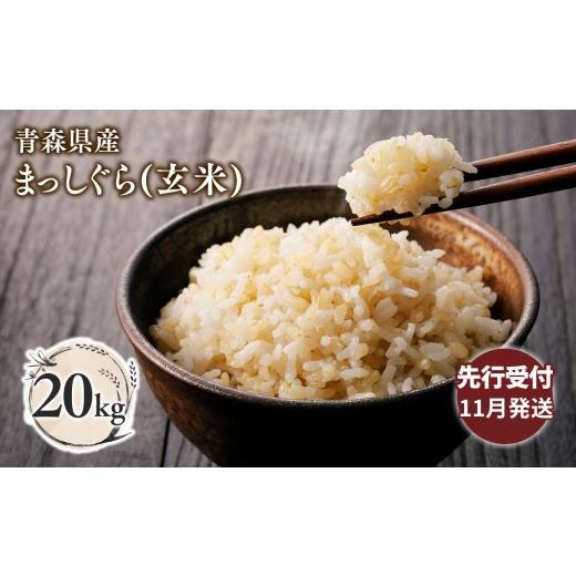 ふるさと納税 米 青森県 平川市 令和8年産 先行予約 11月中旬よりお届け 青森県平川市産まっしぐら20kg(玄米) 青森県 平川市