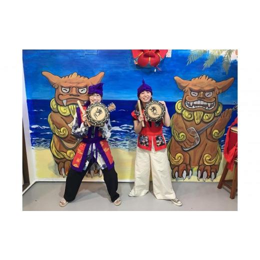 ふるさと納税 体験チケット 沖縄県 那覇市 クラフト締め太鼓制作とエイサー体験