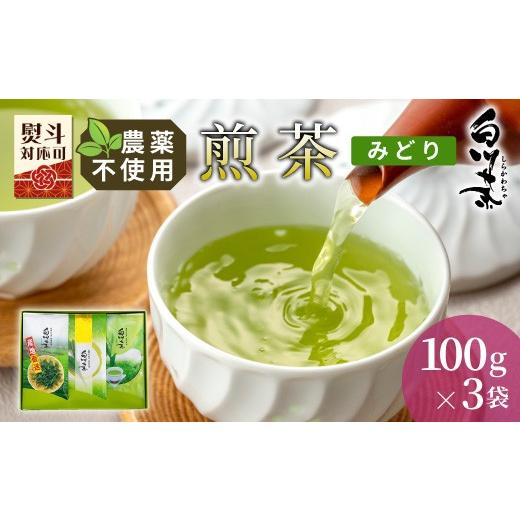 ふるさと納税 お茶類 緑茶(茶葉・ティーバッグ) 岐阜県 東白川村 農薬不使用 煎茶 ギフト NO.29 (みどり100g×3 計300g) 常磐園 みどり 日本茶 美濃白川茶 …