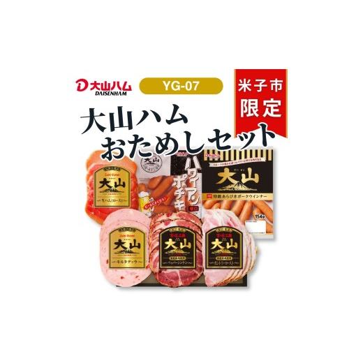 ふるさと納税 肉 ハム 鳥取県 米子市 [大山ハム]お試しセット ハム・ソーセージ6種詰合せ(YG-07)