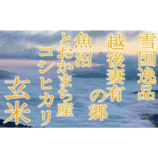ふるさと納税 米 コシヒカリ 新潟県 十日町市  令和8年産 先行予約 ●定期便・玄米● 雪国逸品5kg×3ヶ月 越後妻有の郷 魚沼十日町産コシヒカリ お米 ご飯 良…の画像