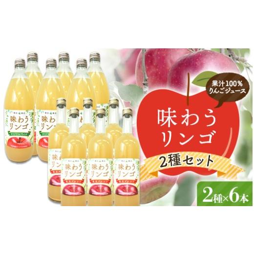 ふるさと納税 果汁飲料 りんご 青森県 南部町 味わうりんご りんごジュース 2種セット 各6本セット 荒谷商店 リンゴジュース ジュース 100% 青森りんご リン…