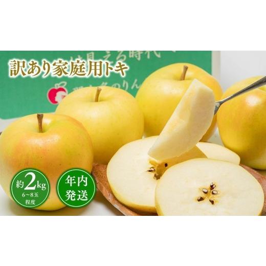 ふるさと納税 りんご 青森県 平川市 年内発送 訳あり 家庭用 トキ 約2kg 青森県 平川市 那由多のりんご園