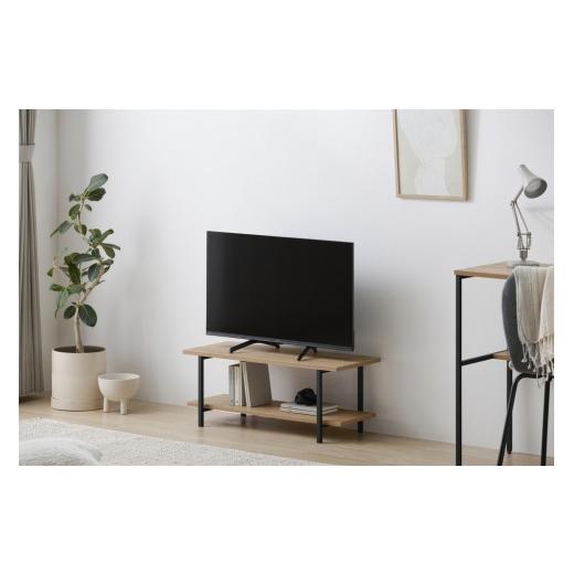 ふるさと納税 家具 本棚・ラック・カラーボックス 宮城県 角田市 ＡＶボード HAB-750 ナチュラル／ブラックの画像