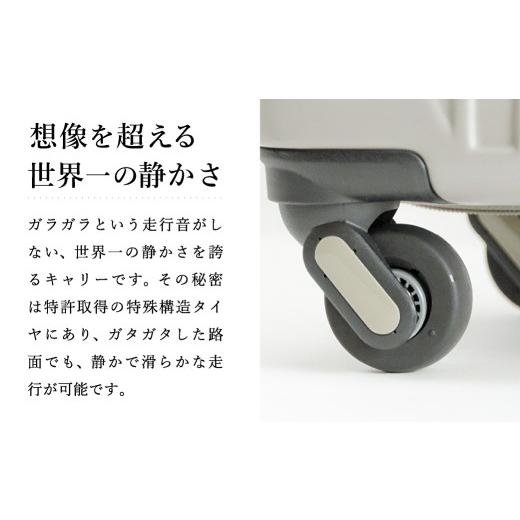 ふるさと納税 カバン 兵庫県 豊岡市 スーツケース FREQUENTER LIEVE リエーヴェ 4輪キャリー 57cm (1-252)・ダークグレイ ／ 軽量 静か バランス TAS 鍵不要 …の画像