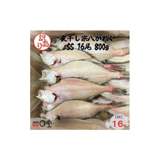 ふるさと納税 干物 岩手県 宮古市 訳あり 一夜干しかれい 宗八 SSサイズ16尾 1724572