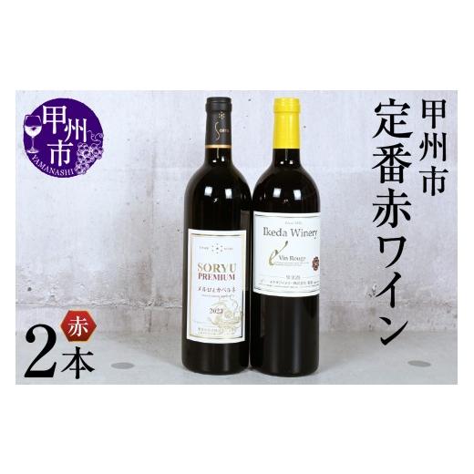 ふるさと納税 ワイン セット 山梨県 甲州市 甲州市定番赤ワイン2本セット(KSB)B17-610 ワイン 赤ワイン イケダワイナリー 蒼龍葡萄酒 甲州市 山梨県