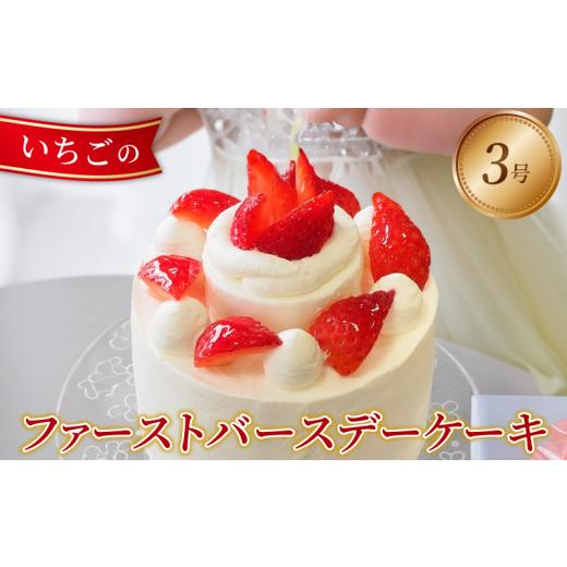 ふるさと納税 ケーキ・カステラ フルーツケーキ 徳島県 阿波市 日時指定可 ショートケーキ 3号 赤ちゃん 誕生日ケーキ 冷凍 ピック付き 洋菓子 焼菓子 デザー…