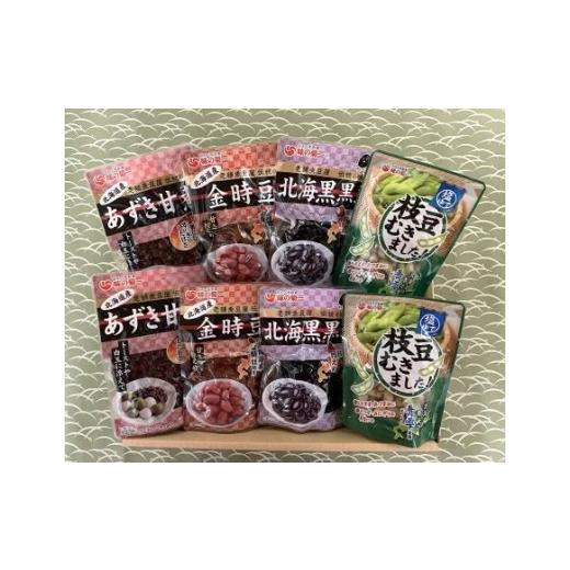 ふるさと納税 豆類 大豆 埼玉県 鶴ヶ島市 B013-26 北海道産煮豆4種セット