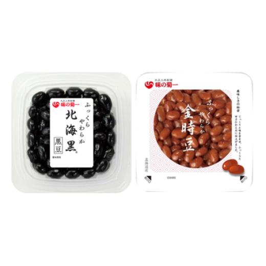 ふるさと納税 豆類 大豆 埼玉県 鶴ヶ島市 B020-26 北海道産煮豆2種(黒豆・金時豆)セット