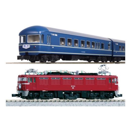 ふるさと納税 雑貨・日用品 玩具 埼玉県 鶴ヶ島市 K032-26 鉄道模型 Nゲージ ED76 0 後期形+客車編成セット 急行「かいもん・日南」