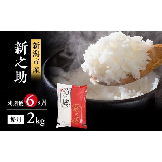 ふるさと納税 米 新潟県 新潟市 6ヶ月定期便 令和7年産 新潟市産 新之助 2kg 白米 精米 新潟県産 米 お取り寄せ ブランド米