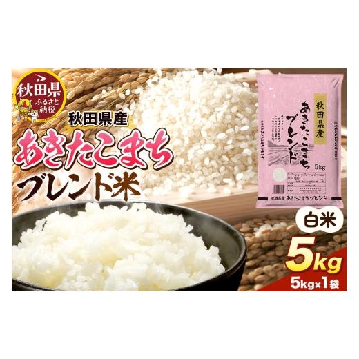 ふるさと納税 米 秋田県 - 米 秋田県産 あきたこまちブレンド 5kg 令和7年産 秋田県産 米 お米 こめ 白米 精米 あきたこまち ご飯 ごはん 米どころ 秋田県産 5…