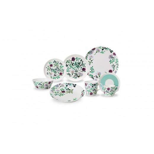 ふるさと納税 食器・グラス セット 愛知県 名古屋市 ナルミ アンナエミリア 8ピースセット(グランドマザーズブーケ) 51857-23453 グランドマザーズブーケ