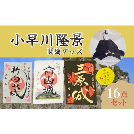 ふるさと納税 雑貨・日用品 広島県 三原市 新高山城 高山城 御城印全8種・ 小早川隆景 武将印 セット 和柄 広島県三原市 110006