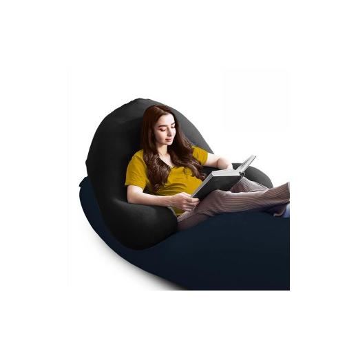 ふるさと納税 雑貨・日用品 福岡県 宮若市 ビーズクッション Yogibo Ghost ( ヨギボー ゴースト ) ブラック M899-1BK ブラック/Yogibo Ghost
