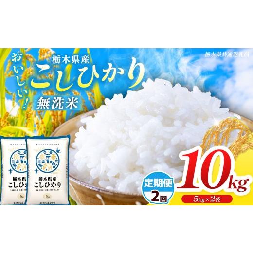 ふるさと納税 米 コシヒカリ 栃木県 那珂川町 栃木県共通返礼品 令和8年度産 定期2回 訳あり 栃木県産コシヒカリ 無洗米 5kg×2 10kg | 定期便 選べる ふるさ…