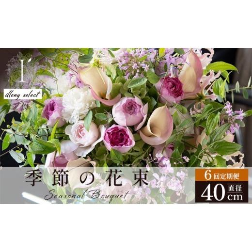 ふるさと納税 花・苗木 花束 兵庫県 芦屋市 季節の花束 6回定期便 [illony select]直径約40cm 花 お花 フラワー 花束 贈り物 贈答ギフト プレゼント 記念日 …