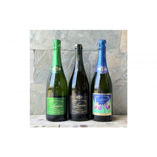 ふるさと納税 ワイン セット 山梨県 富士河口湖町 ルミエール ルミエールスパークリング飲みくらべセット ワインセット 飲み比べ 日本ワイン