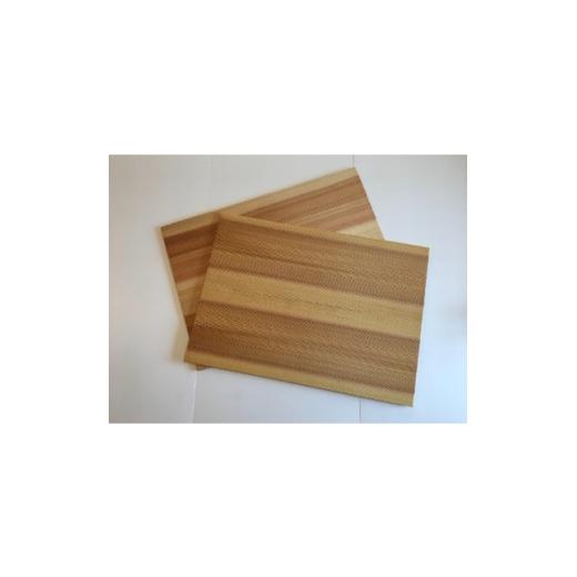 ふるさと納税 民芸品・工芸品 鳥取県 智頭町 智頭杉 ランチョンマット(クリア)2枚セット 1222288