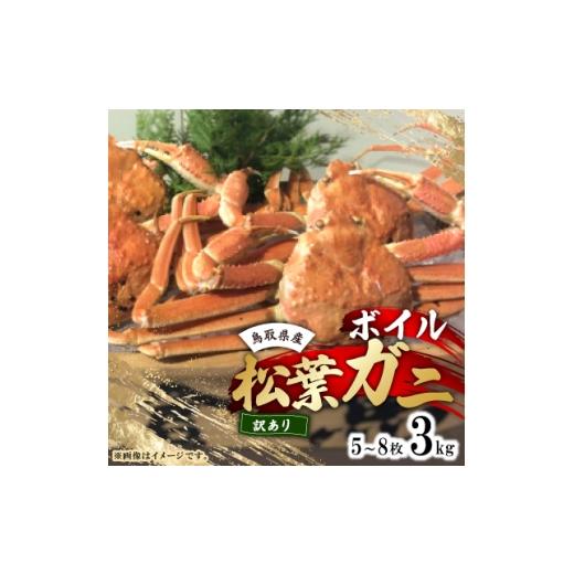 ふるさと納税 カニ ずわいガニ 鳥取県 智頭町 鳥取県産 ボイル松葉ガニおまかせ 3kg 1536366