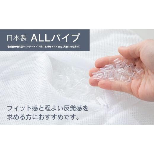ふるさと納税 タオル・寝具 広島県 北広島町 日の本寝具コラボ ミナモト枕 ALLパイプタイプ_CH041_229 ALLパイプ枕_8