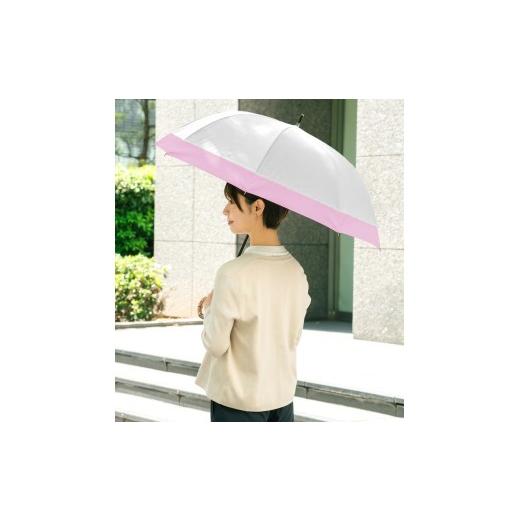 ふるさと納税 雑貨・日用品 兵庫県 芦屋市 ロサブラン 日傘 ミドル コンビ 55cm アイボリー×パウダーピンク | 100% 完全遮光 晴雨兼用 Rose blanc 傘 カサ u…