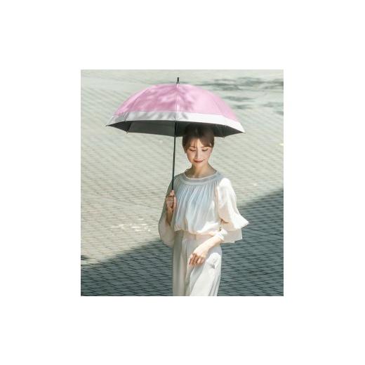 ふるさと納税 雑貨・日用品 兵庫県 芦屋市 ロサブラン 日傘 ショート コンビ 50cm パウダーピンク×アイボリー | 100% 完全遮光 晴雨兼用 Rose blanc 傘 カサ…