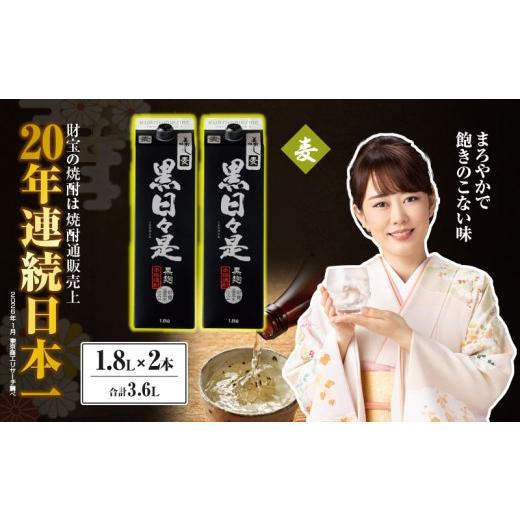 ふるさと納税 焼酎 麦 鹿児島県 鹿屋市 麦焼酎 紙パック 2本『黒日々是(麦)』温泉水仕立ての焼酎 KN021-009-01